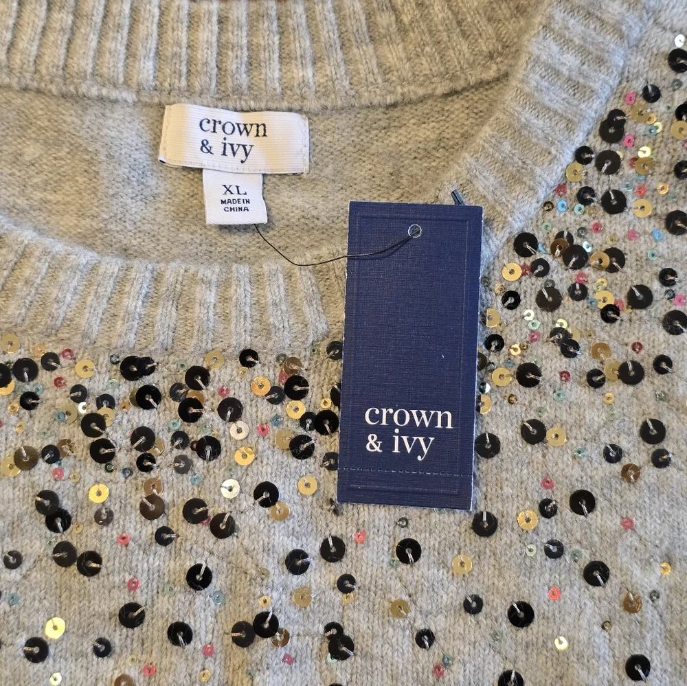 crown & ivy elegant gray